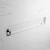 MONDIAZ EASY Nis 149,5x29,5cm in solid surface kleur Cale | Talc. 1 vak  geschikt voor in- of opbouw